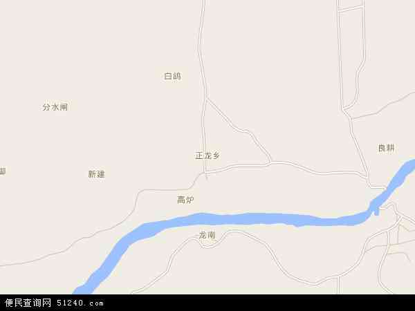 正龙乡地图 - 正龙乡电子地图 - 正龙乡高清地图 - 2024年正龙乡地图