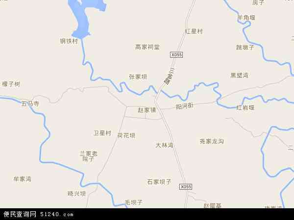 赵家镇地图 - 赵家镇电子地图 - 赵家镇高清地图 - 2024年赵家镇地图