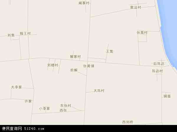 张黄镇地图 - 张黄镇电子地图 - 张黄镇高清地图 - 2024年张黄镇地图