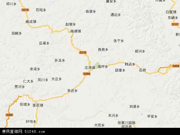 庄浪县地图 - 庄浪县电子地图 - 庄浪县高清地图 - 2024年庄浪县地图