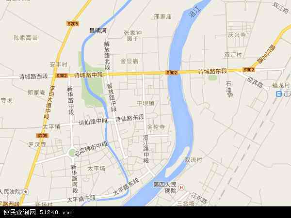 中坝镇地图 - 中坝镇电子地图 - 中坝镇高清地图 - 2024年中坝镇地图
