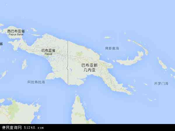 巴布亚新几内亚地图 - 巴布亚新几内亚电子地图 - 巴布亚新几内亚高清地图 - 2024年巴布亚新几内亚地图