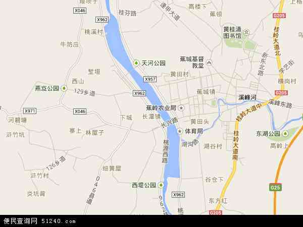 长潭镇地图 - 长潭镇电子地图 - 长潭镇高清地图 - 2024年长潭镇地图