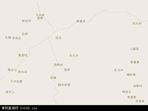 长乐乡地图 - 长乐乡电子地图 - 长乐乡高清地图 - 2024年长乐乡地图