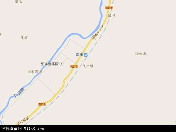 凤州镇地图 - 凤州镇电子地图 - 凤州镇高清地图 - 2024年凤州镇地图