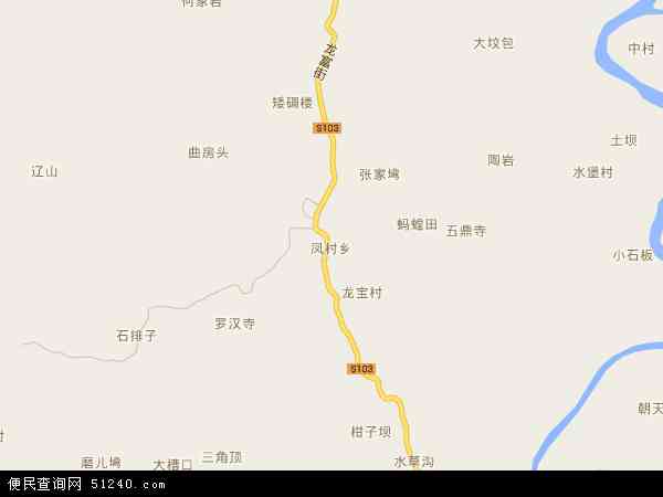 凤村乡地图 - 凤村乡电子地图 - 凤村乡高清地图 - 2024年凤村乡地图