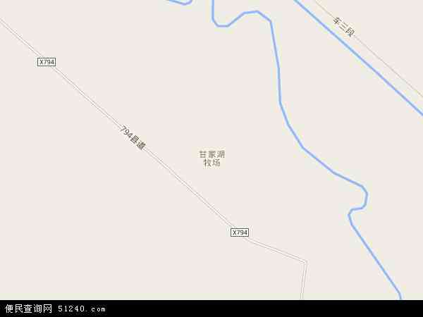 甘家湖牧场地图 - 甘家湖牧场电子地图 - 甘家湖牧场高清地图 - 2024年甘家湖牧场地图