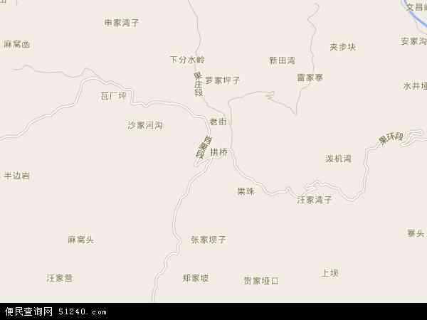 果珠彝族乡地图 - 果珠彝族乡电子地图 - 果珠彝族乡高清地图 - 2024年果珠彝族乡地图