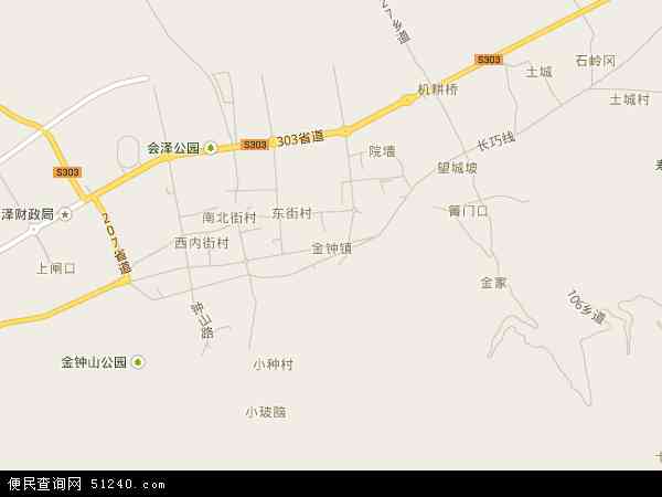 金钟镇地图 - 金钟镇电子地图 - 金钟镇高清地图 - 2024年金钟镇地图