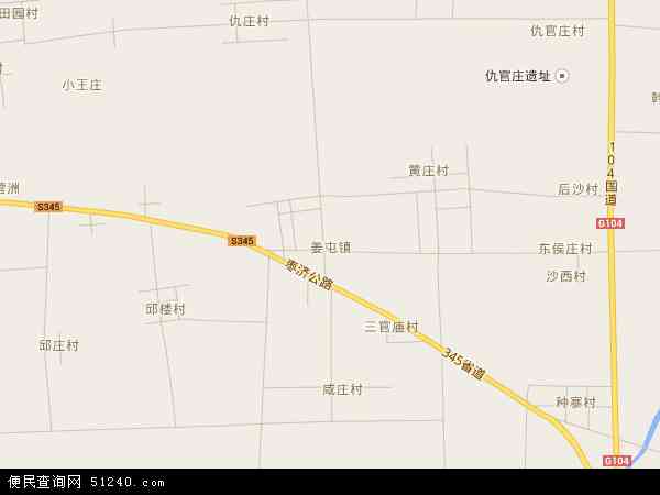 姜屯镇地图 - 姜屯镇电子地图 - 姜屯镇高清地图 - 2024年姜屯镇地图