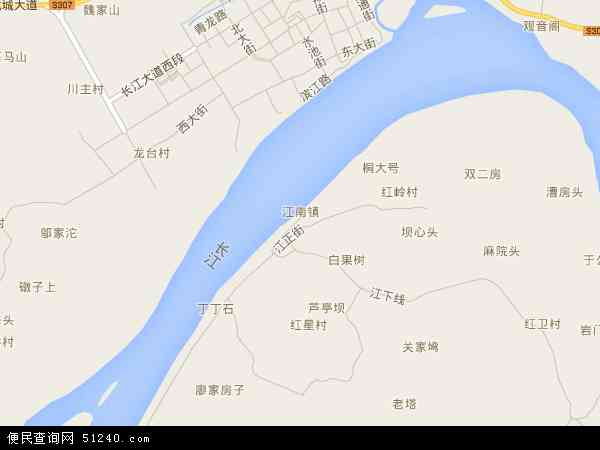 江南镇地图 - 江南镇电子地图 - 江南镇高清地图 - 2024年江南镇地图