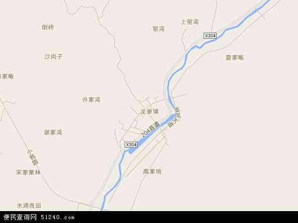 龙泉镇地图 - 龙泉镇电子地图 - 龙泉镇高清地图 - 2021年龙泉镇地图