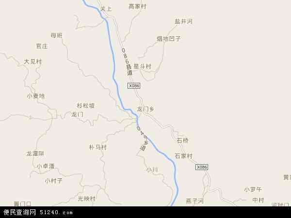 龙门乡地图 - 龙门乡电子地图 - 龙门乡高清地图 - 2024年龙门乡地图