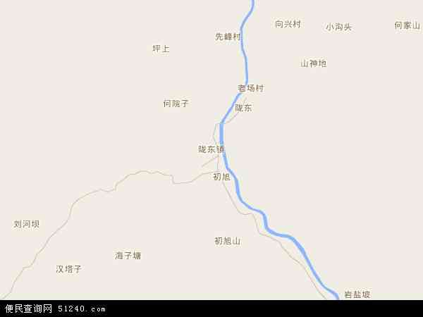 陇东镇地图 - 陇东镇电子地图 - 陇东镇高清地图 - 2024年陇东镇地图