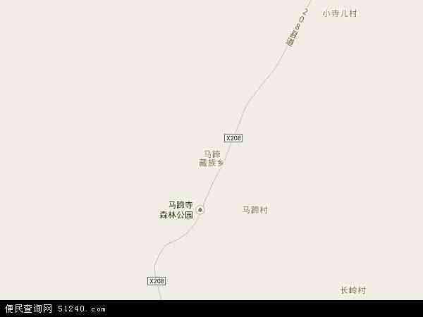 马蹄藏族乡地图 - 马蹄藏族乡电子地图 - 马蹄藏族乡高清地图 - 2024年马蹄藏族乡地图