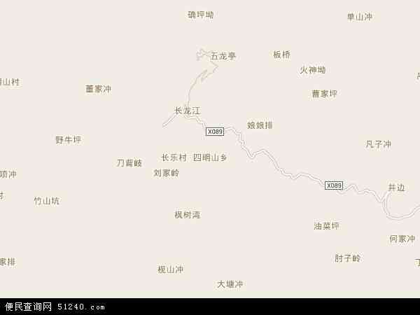 四明山乡地图 - 四明山乡电子地图 - 四明山乡高清地图 - 2024年四明山乡地图