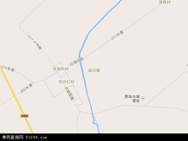 双河镇地图 - 双河镇电子地图 - 双河镇高清地图 - 2024年双河镇地图