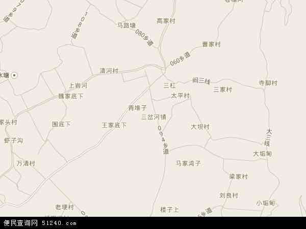 三岔河镇地图 - 三岔河镇电子地图 - 三岔河镇高清地图 - 2024年三岔河镇地图
