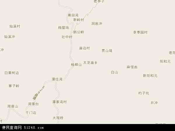 太芝庙乡地图 - 太芝庙乡电子地图 - 太芝庙乡高清地图 - 2024年太芝庙乡地图