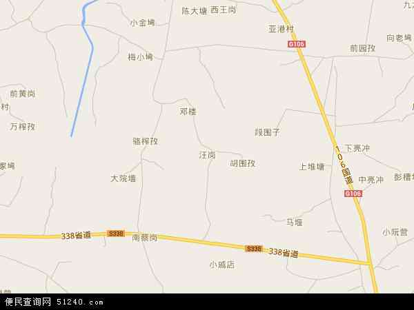 中国 河南省 信阳市 商城县 汪岗镇 汪岗镇卫星地图 本站收录有:2021