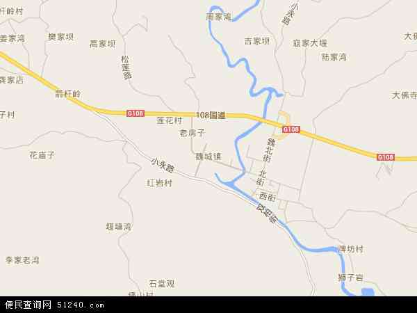 魏城镇地图 - 魏城镇电子地图 - 魏城镇高清地图 - 2024年魏城镇地图