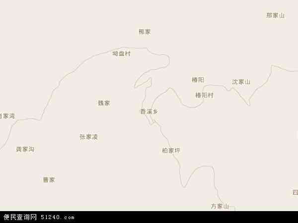 香溪乡地图 - 香溪乡电子地图 - 香溪乡高清地图 - 2024年香溪乡地图
