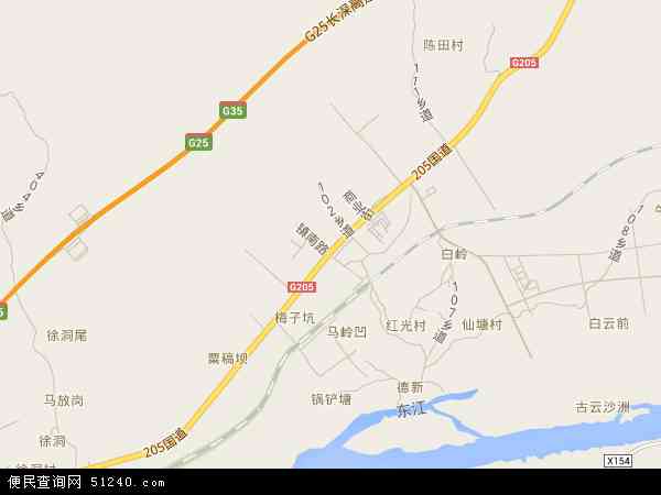 仙塘镇地图 - 仙塘镇电子地图 - 仙塘镇高清地图 - 2024年仙塘镇地图