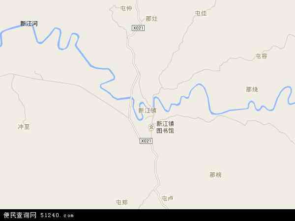 新江镇地图 - 新江镇电子地图 - 新江镇高清地图 - 2024年新江镇地图