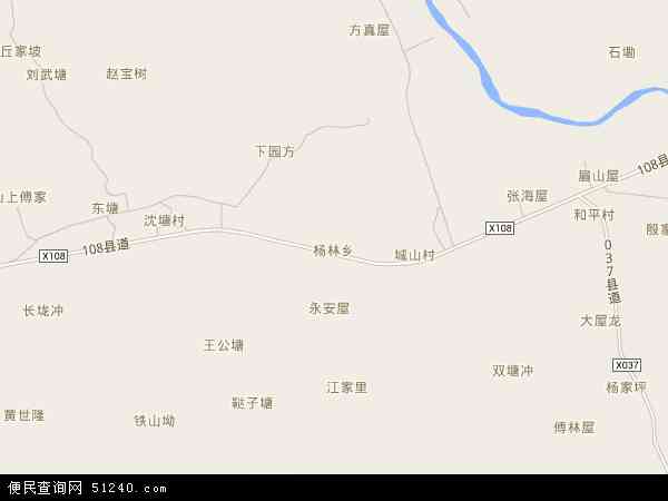 杨林乡地图 - 杨林乡电子地图 - 杨林乡高清地图 - 2024年杨林乡地图