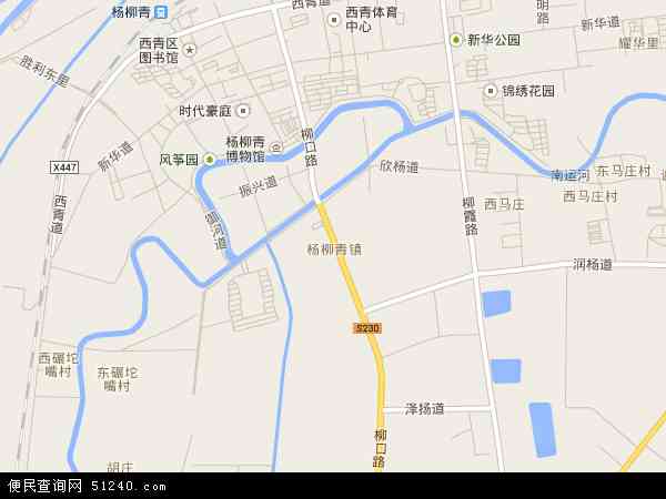 杨柳青镇地图 - 杨柳青镇电子地图 - 杨柳青镇高清地图 - 2024年杨柳青镇地图