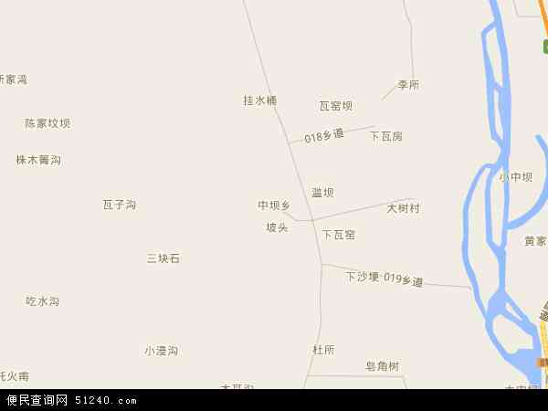 中坝乡地图 - 中坝乡电子地图 - 中坝乡高清地图 - 2024年中坝乡地图