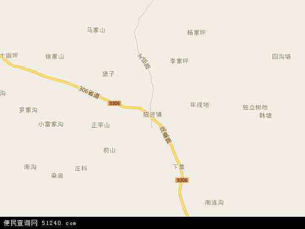 招贤镇地图 - 招贤镇电子地图 - 招贤镇高清地图 - 2024年招贤镇地图