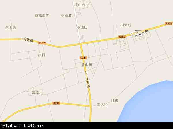 成山镇地图 - 成山镇电子地图 - 成山镇高清地图 - 2024年成山镇地图