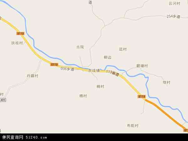 东成镇地图 - 东成镇电子地图 - 东成镇高清地图 - 2024年东成镇地图