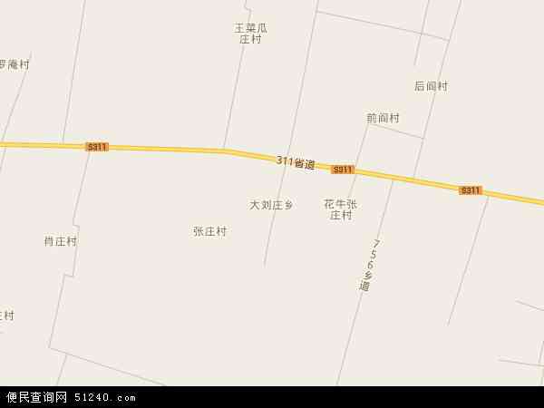 大刘庄乡地图 - 大刘庄乡电子地图 - 大刘庄乡高清地图 - 2024年大刘庄乡地图