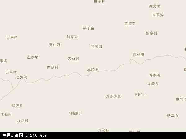 凤陵乡地图 - 凤陵乡电子地图 - 凤陵乡高清地图 - 2024年凤陵乡地图