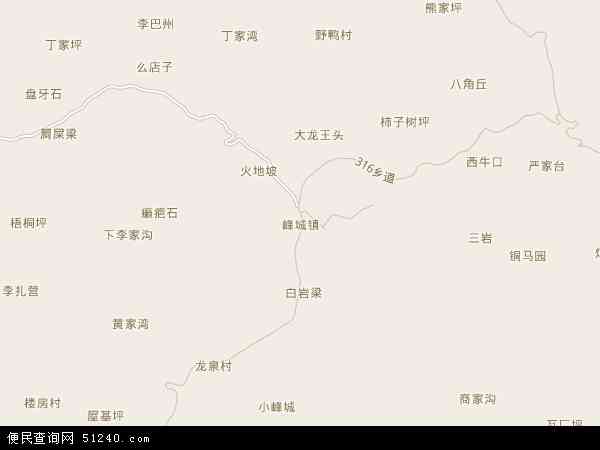 峰城镇地图 - 峰城镇电子地图 - 峰城镇高清地图 - 2024年峰城镇地图
