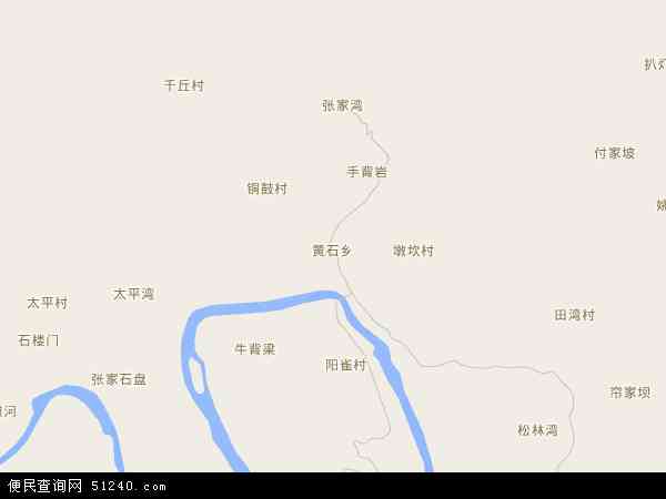 黄石乡地图 - 黄石乡电子地图 - 黄石乡高清地图 - 2024年黄石乡地图