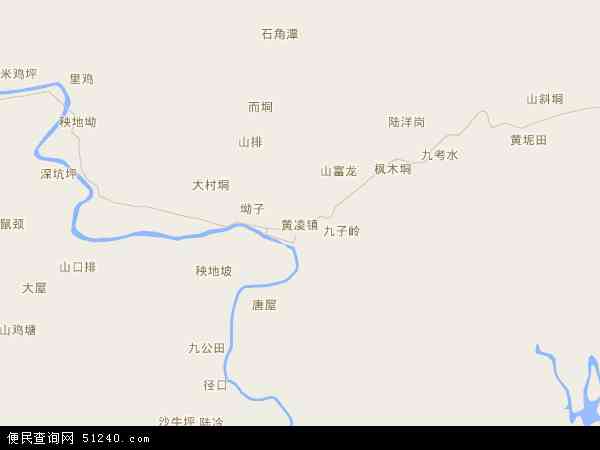 黄凌镇地图 - 黄凌镇电子地图 - 黄凌镇高清地图 - 2024年黄凌镇地图