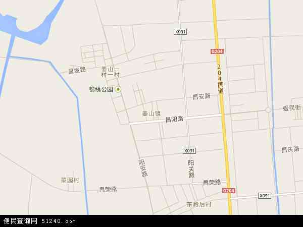 姜山镇地图 - 姜山镇电子地图 - 姜山镇高清地图 - 2024年姜山镇地图