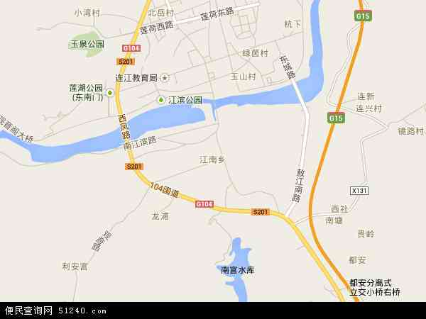 江南乡地图 - 江南乡电子地图 - 江南乡高清地图 - 2024年江南乡地图