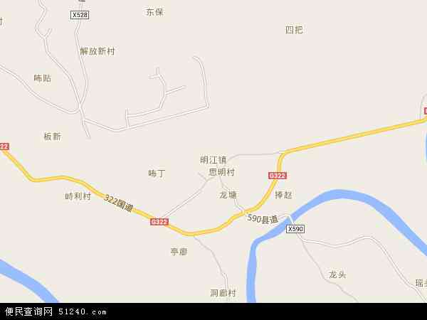明江镇地图 - 明江镇电子地图 - 明江镇高清地图 - 2024年明江镇地图