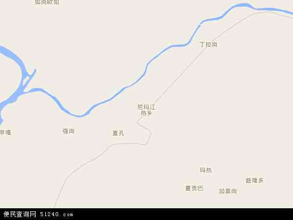 尼玛江热乡地图 - 尼玛江热乡电子地图 - 尼玛江热乡高清地图 - 2024年尼玛江热乡地图