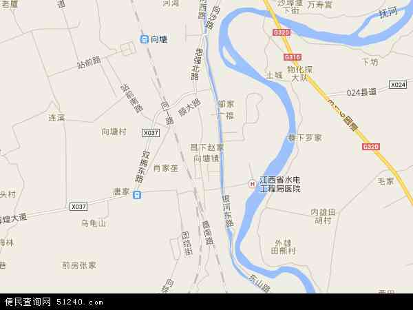 向塘镇地图 - 向塘镇电子地图 - 向塘镇高清地图 - 2024年向塘镇地图