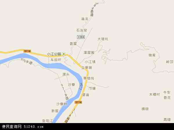 小江镇地图 - 小江镇电子地图 - 小江镇高清地图 - 2024年小江镇地图