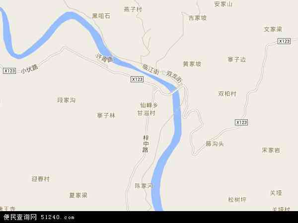 仙峰乡地图 - 仙峰乡电子地图 - 仙峰乡高清地图 - 2024年仙峰乡地图