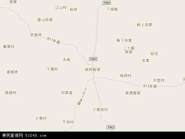 杨桥殿镇地图 - 杨桥殿镇电子地图 - 杨桥殿镇高清地图 - 2024年杨桥殿镇地图