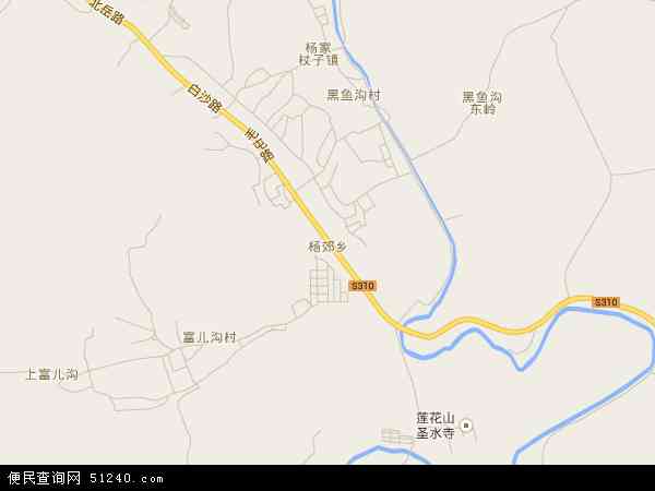 杨郊乡地图 - 杨郊乡电子地图 - 杨郊乡高清地图 - 2024年杨郊乡地图