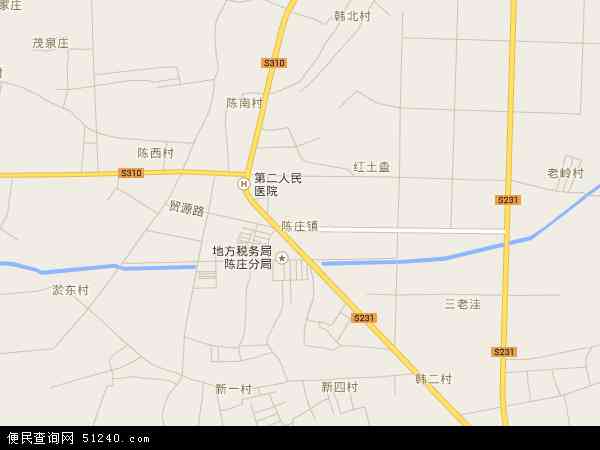 陈庄镇地图 - 陈庄镇电子地图 - 陈庄镇高清地图 - 2024年陈庄镇地图