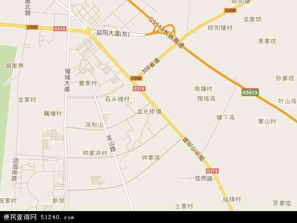 龙光桥镇地图 - 龙光桥镇电子地图 - 龙光桥镇高清地图 - 2024年龙光桥镇地图